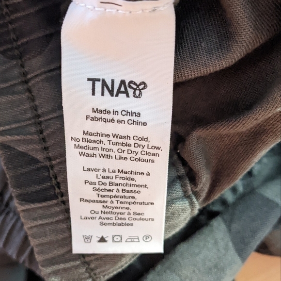 Aritzia TNA ALIX PANT camo military pants Small C5 - Picture 4 of 12